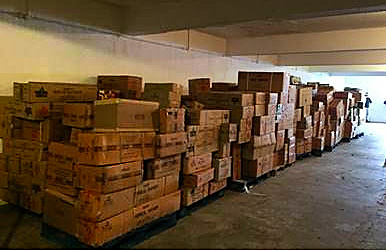 seizure of illegal fireworks